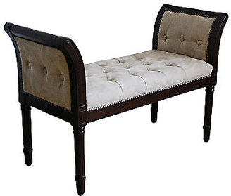 JCPenney Vivaldi 2-Arm Tufted Bench