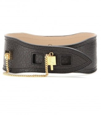 McQ Cube Leather Waist Belt