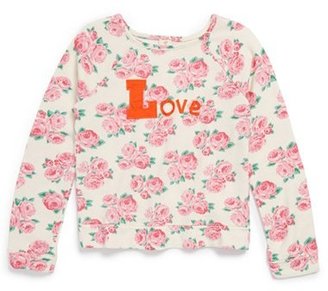 Tucker + Tate Floral Graphic Sweatshirt (Big Girls)