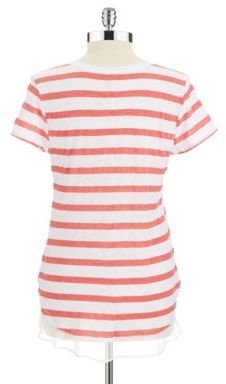Red Haute Striped Tee
