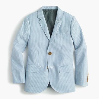 J.Crew Boys' Ludlow suit jacket in seersucker