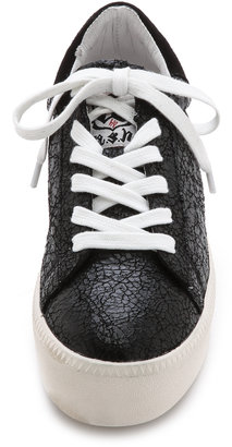 Ash Cult Crackled Sneakers