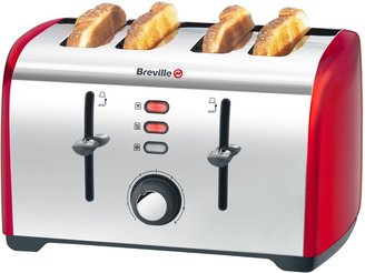 Breville Red collection 4 slice toaster