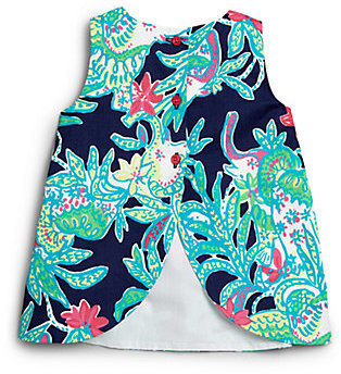 Lilly Pulitzer Infant's Floral Print Dress & Bloomer Set