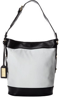 Badgley Mischka Virginia Nappa Bi-Color Shoulder Bag