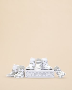 Elegant Baby Infant Unisex Baby Grey's Sock Set - Sizes 0-12 Months