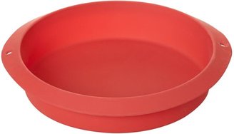Linea Silicone round mould, red