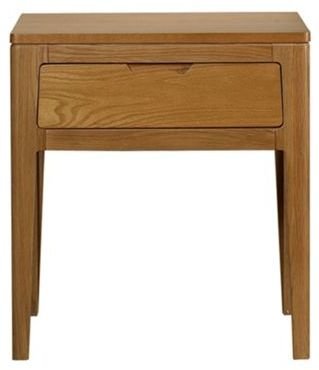 Debenhams Oak 'Nord' side table with single drawer