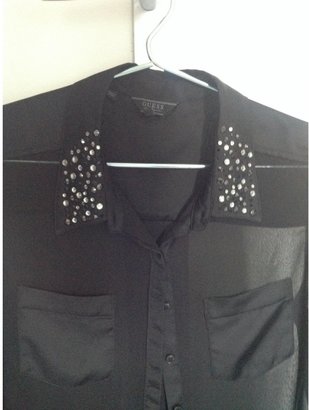 GUESS Black Polyester Top