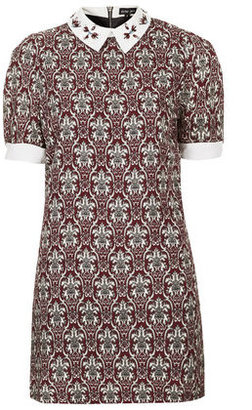 Topshop Womens **Age of Miracles Dress by Sister Jane - Burgundy