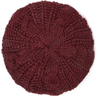 Forever 21 FOREVER 21+ Cable Knit Beret