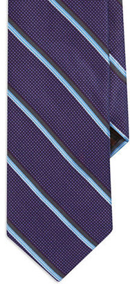 Black Brown 1826 Striped Tie