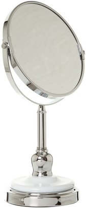 Linea White Base Magnifying Mirror
