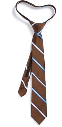 Nordstrom House Stripe Zip Tie (Big Boys)