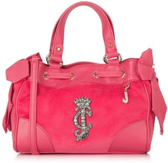 Juicy Couture Glamour Daydreamer Pink Fabric Shoulder Bag