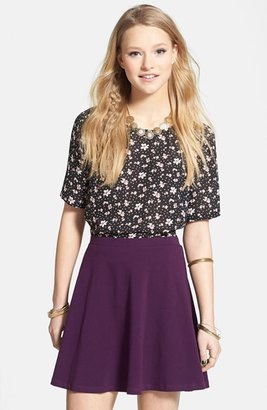 Lily White Skater Skirt (Juniors) (Online Only)
