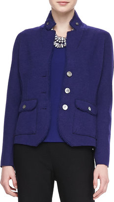 Eileen Fisher Double-Knit Felt Jacket, Petite