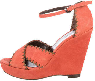 L'Agence Suede Wedges