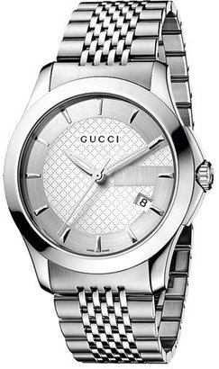 Gucci 'G Timeless' Stainless Steel Bracelet Watch, 38mm