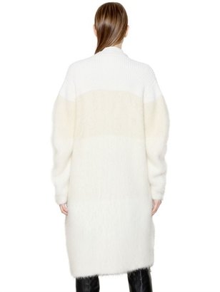 Chloé Brushed Alpaca Wool Long Cardigan