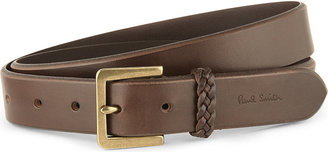 Paul Smith Plaited Leather Loop Belt - for Men