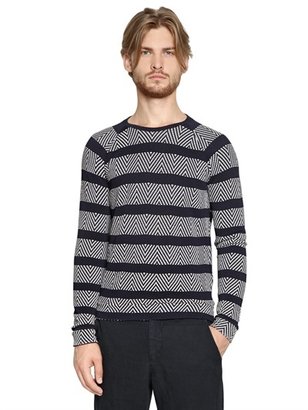 Giorgio Armani Stretch Viscose Blend Jersey Sweater