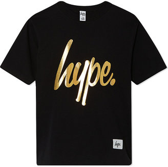 Hype Exclusive Gold Script Logo T-Shirt 5-13 Years - for Boys
