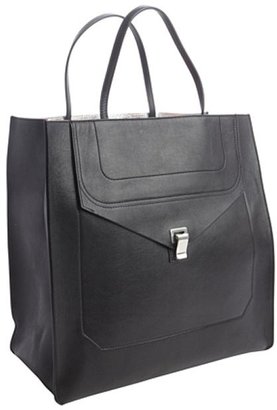Proenza Schouler black leather 'PS1' convertible tote bag