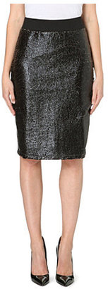 Dagmar Coated-panel pencil skirt