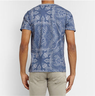 Etro Paisley-Print Cotton T-Shirt