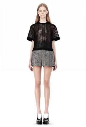 Alexander Wang A-Line Short With Seamed In Pocket