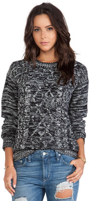 Obey Heith Cable Knit Sweater