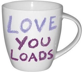 Jamie Oliver White 'Love you loads' mug