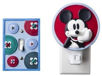 Kids Line Disney Mod Mickey Mouse Night Light & Switchplate Cover
