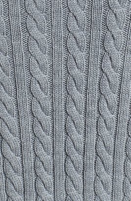 Malo Quarter Zip Mock Neck Wool Sweater