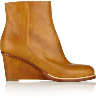 Maison Martin Margiela 7812 Maison Martin Margiela Leather wedge ankle boots