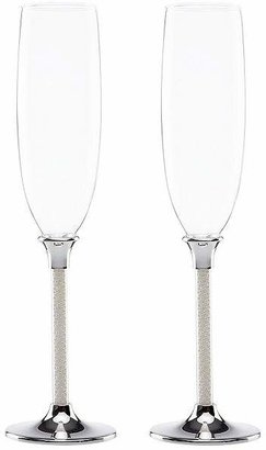 Lenox CLOSEOUT! Toasting Flutes, Set of 2 Jubilee Pearl