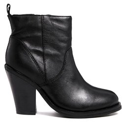 Aldo Giambrone Leather Ankle Boots - 97 black