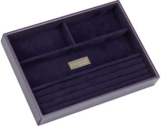 Stackers Jewellery Box, 4 Sections, Purple