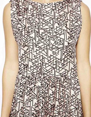 Twenty8Twelve Silk Printed Midi Dress