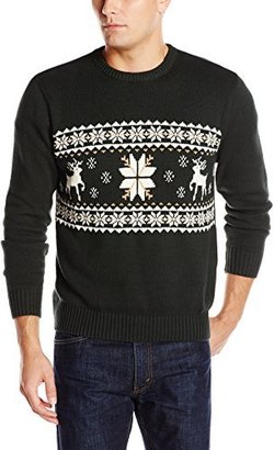 Dockers Reindeer and Snowflake Crew Sweater