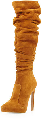 Jeffrey Campbell Alamode Slouch Knee Boot, Tan
