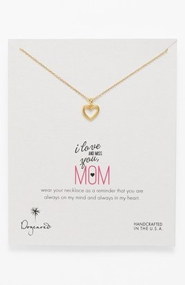 Dogeared 'I Love & Miss You, Mom' Mother's Day Boxed Pendant Necklace