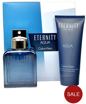 Calvin Klein Eternity Aqua Homme 100ml EDT And 100ml Aftershave Balm Gift Set