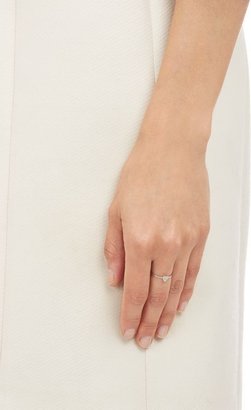 Ileana Makri Diamond & White Gold Love Ring-Colorless