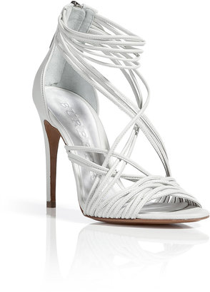 Burberry SHOES & ACCESSORIES Leather Strappy Sandals