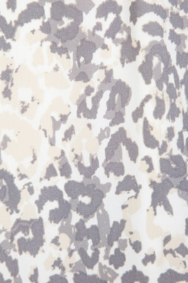 Joie Ori D Leopard Print Silk Dress