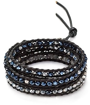 Chan Luu Five Wrap Bracelet With Crystals