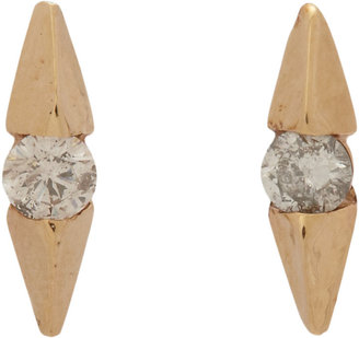 Loren Stewart Women's Diamond Wing Stud Earrings