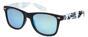 ASOS Retro Sunglasses With Printed Arms. - Black